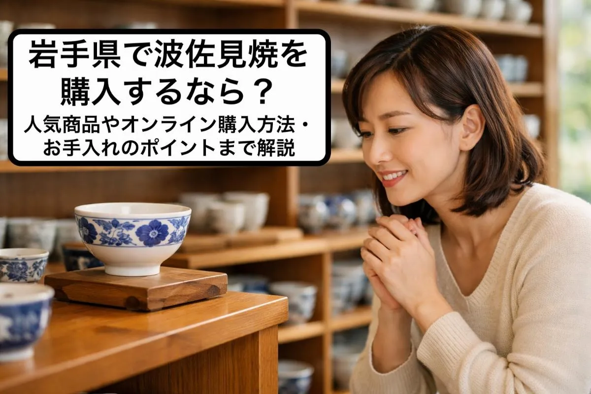岩手県で波佐見焼を購入するなら？人気商品やオンライン購入方法・お手入れのポイントまで解説