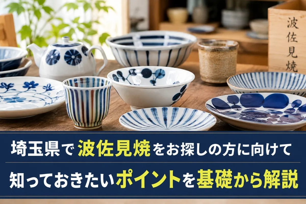 埼玉県で波佐見焼をお探しの方に向けて知っておきたいポイントを基礎から解説